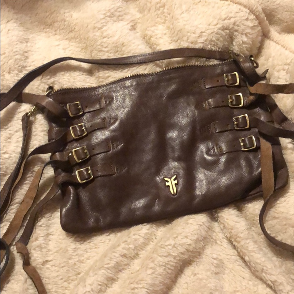 Frye crossbody fringe